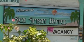 Sea Spray Hotel sign